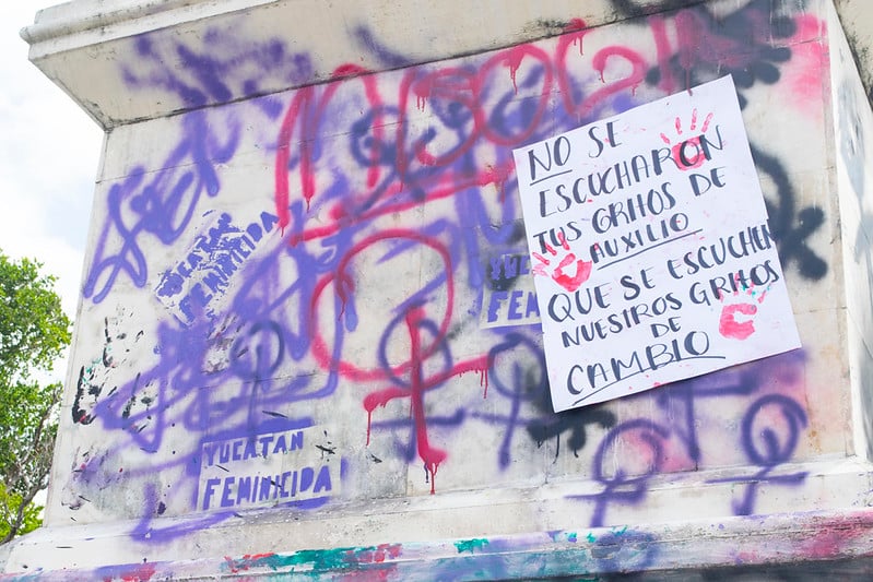 Los palacios van a estar al descubierto para la marcha del 8M en Mérida, Yucatán